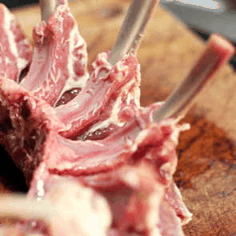 Mengolah daging kambing mentah dan matang