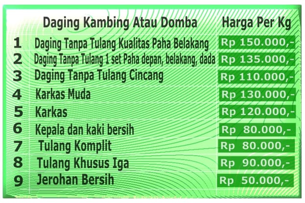 Supplier Daging Kambing Lokal Terpercaya Kirim Seluruh Indonesia Stok Kontinyu untuk Resto dan Distributor